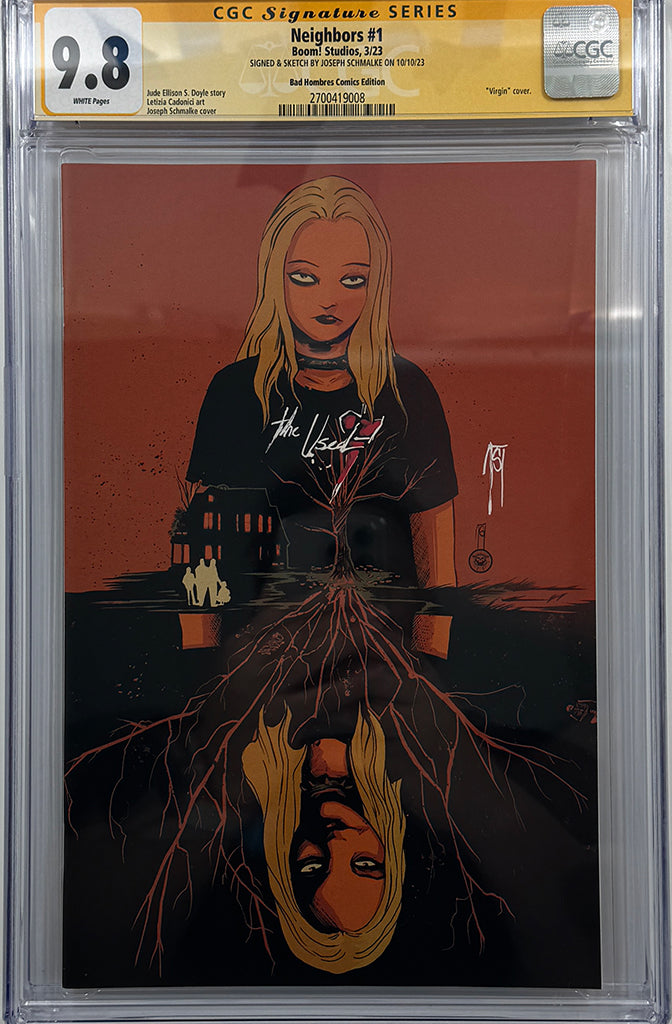 NEIGHBORS #1 (OF 5)  | SCHMALKE C2E2 VARIANT | THE USED REMARK | CGC SS 9.8