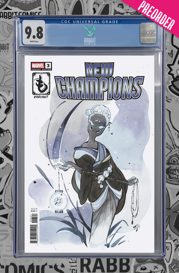 New Champions #3 | Peach Momoko Kimono Variant | CGC 9.8 | PREORDER