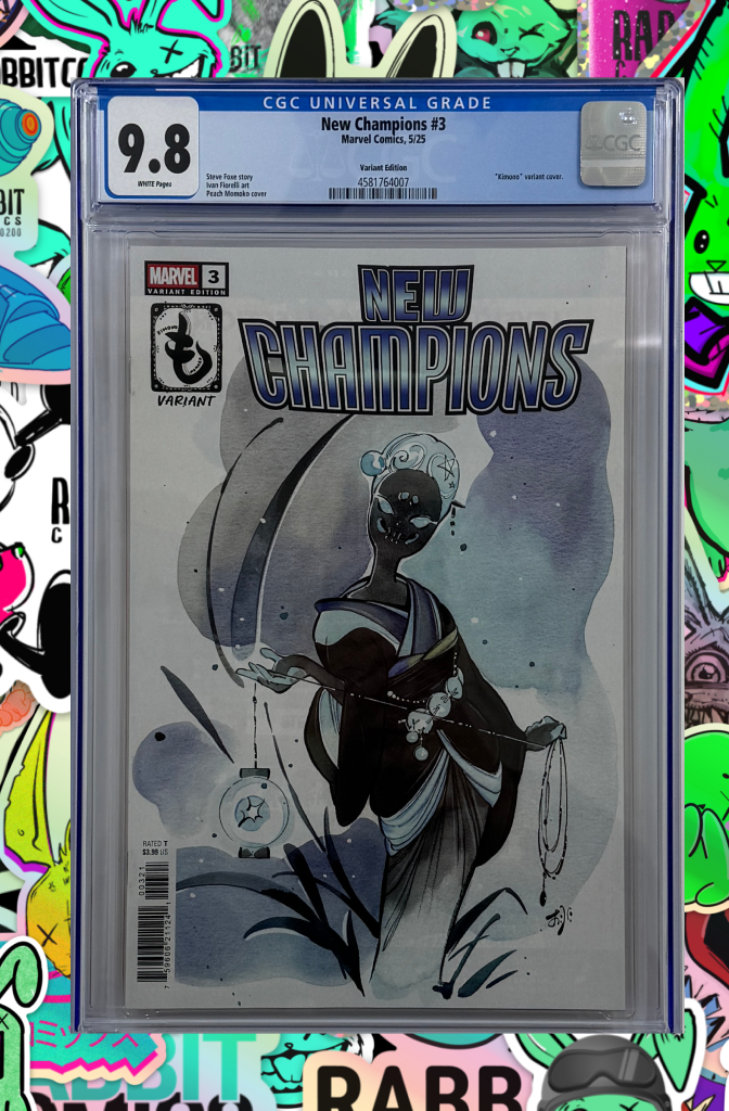 New Champions #3 | Peach Momoko Kimono Variant | CGC 9.8