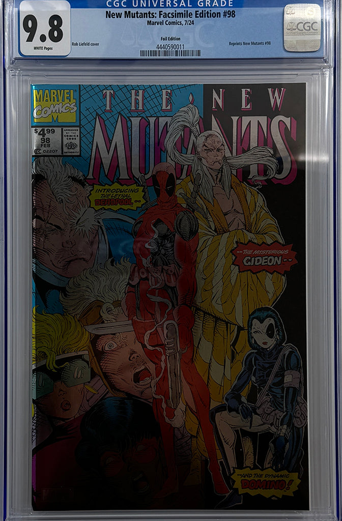 NEW MUTANTS #98 | FACSIMILE EDITION FOIL VARIANT | CGC 9.8