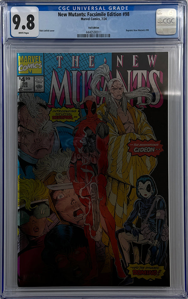 NEW MUTANTS #98 | FACSIMILE EDITION FOIL VARIANT | CGC 9.8