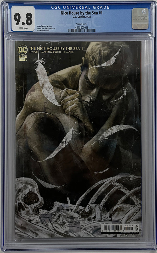 NICE HOUSE BY THE SEA #1 (OF 12) | CVR B NICK ROBLES CARD STOCK VARIANT | CGC 9.8