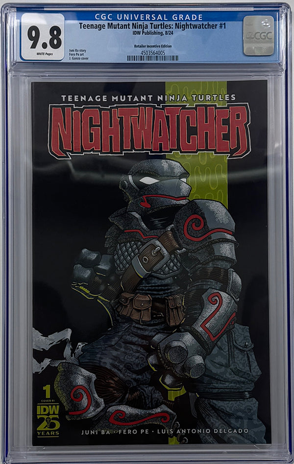 Teenage Mutant Ninja Turtles: Nightwatcher #1 | 1:10 Ratio Variant | CGC 9.8