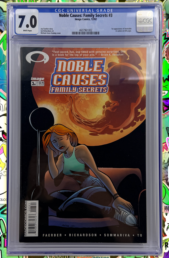 Noble Causes: Family Secrets #3 | 1st Invincible Cameo | CGC 7.0