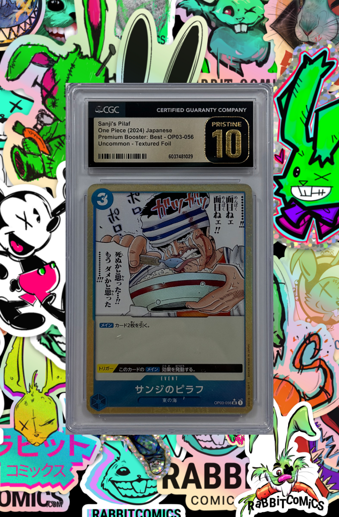 ONE PIECE (2024) JAPANESE Sanji's Pilaf | OP03-056 TEXTURED FOIL | CGC PRESTINE 10