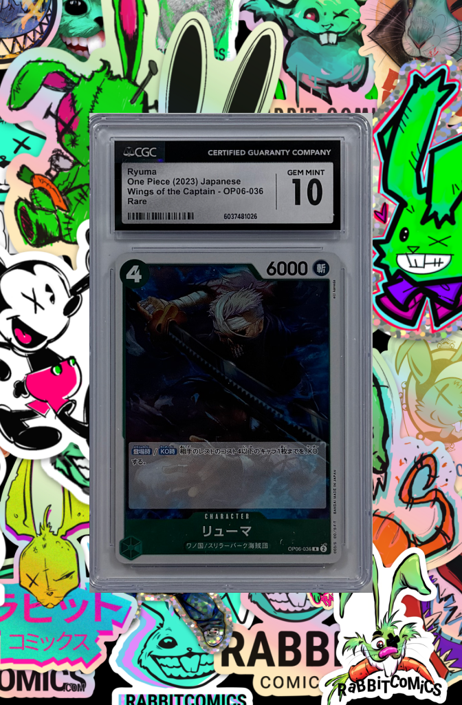 ONE PIECE (2024) RYUMA | OP06-036 RARE | CGC GEM MINT 10