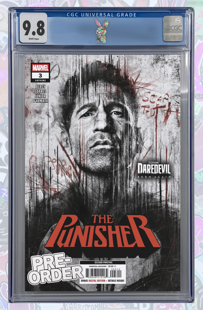 Punisher #3 Marvel Television Variant | 2nd Print | CGC 9.8 | PREORDER
