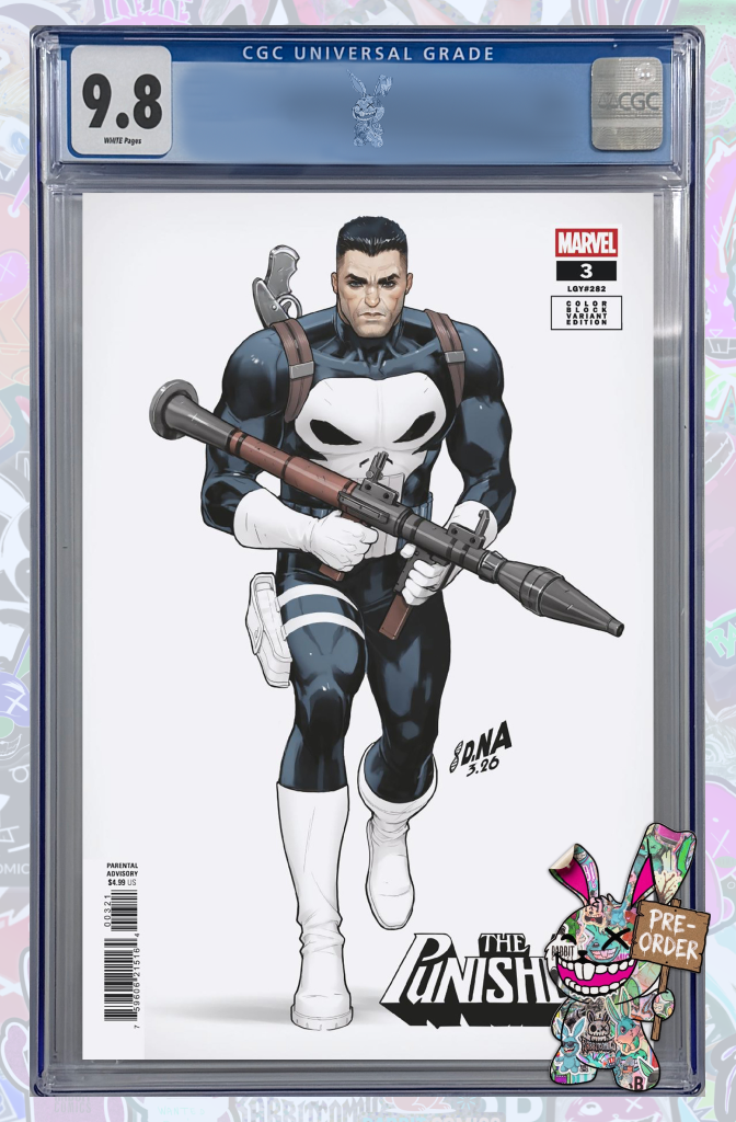 Punisher #3 David Nakayama Color Block White Variant | CGC 9.8 | PREORDER