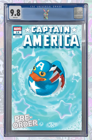 Captain America #14 Betsy Cola Rubber Duck Variant | CGC 9.8 | PREORDER