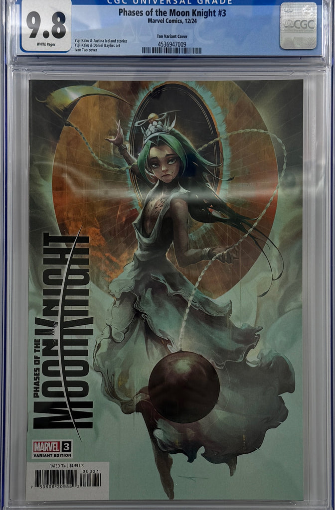PHASES OF THE MOON KNIGHT #3 | Ivan Tao Variant | CGC 9.8