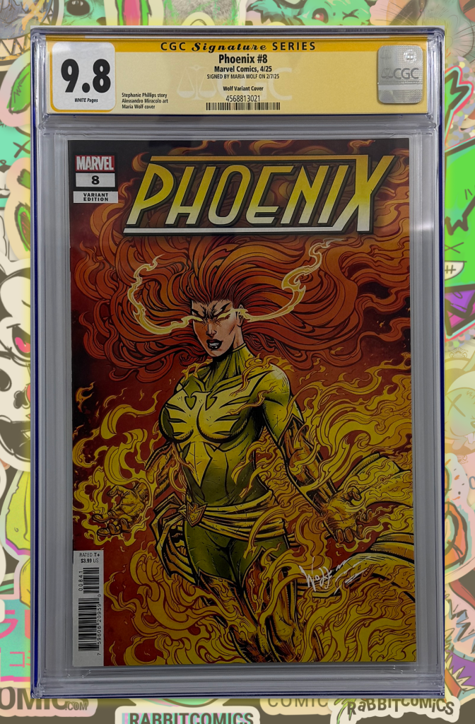 PHOENIX #8 | PHOENIX #8 MARIA WOLF VARIANT | SIGNED BY MARIA WOLF | CGC SS 9.8