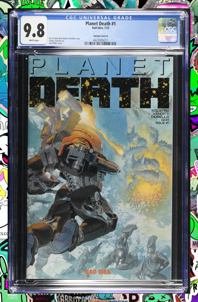 Planet Death #1 (Of 4) | Cover D Inc 1:20 Ratio Esad Ribic Variant | CGC 9.8