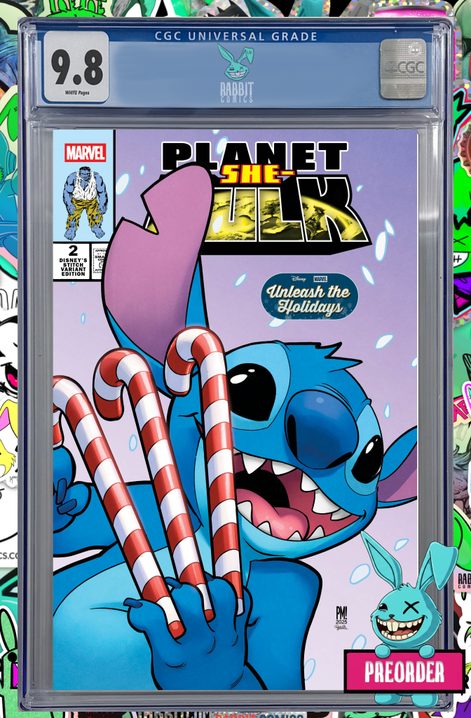 Planet She Hulk #2 Paco Medina Disney Stitch Unleash The Holidays Variant | CGC 9.8 | PREORDER