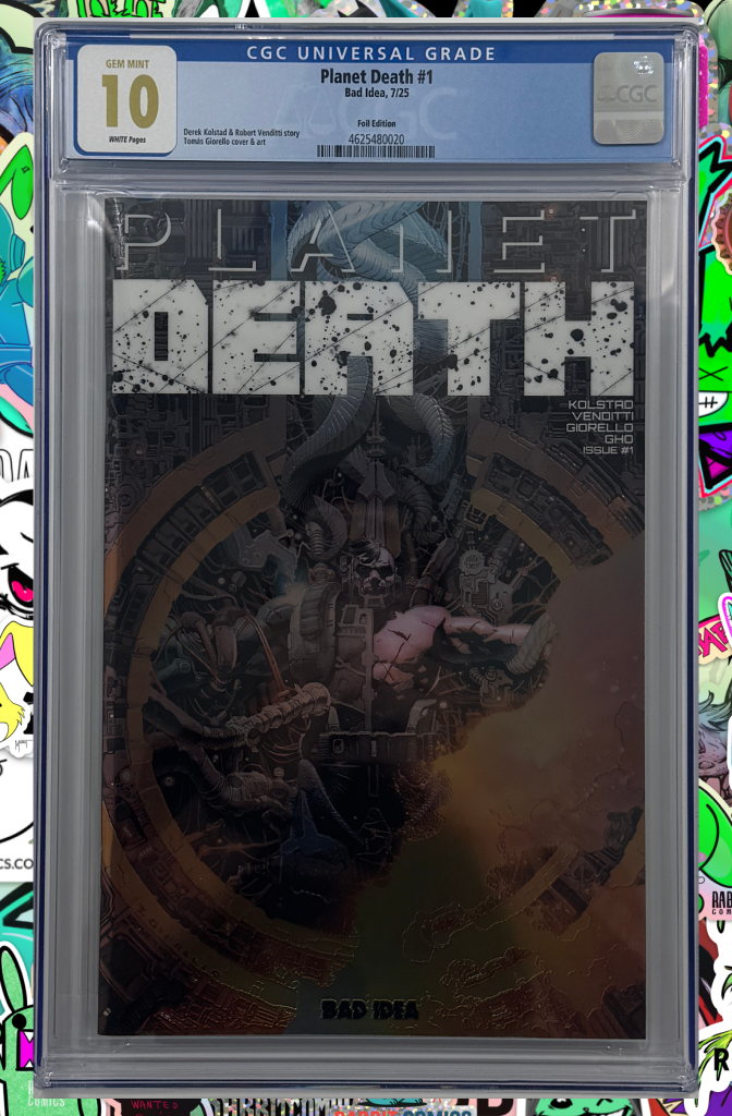 Planet Death #1 (Of 4) | Cover C Tomas Giorello Chromium Variant | CGC 10