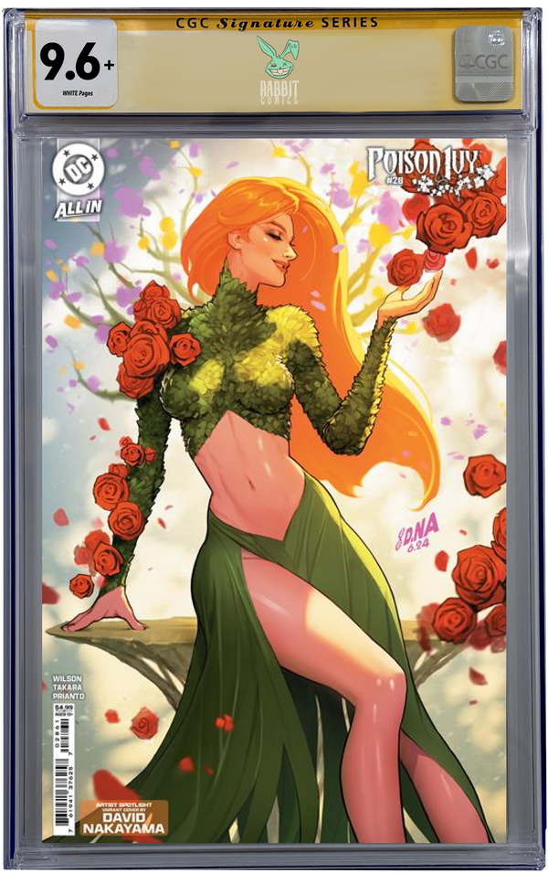 POISON IVY #28 | CVR D DAVID NAKAYAMA ARTIST SPOTLIGHT CARD STOCK VAR | CGC SS 9.6+ | PEORDER