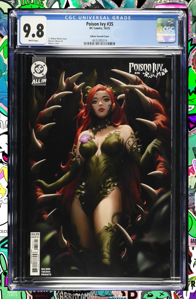 Poison Ivy #35 Cover B Ejikure Card Stock Variant | CGC 9.8