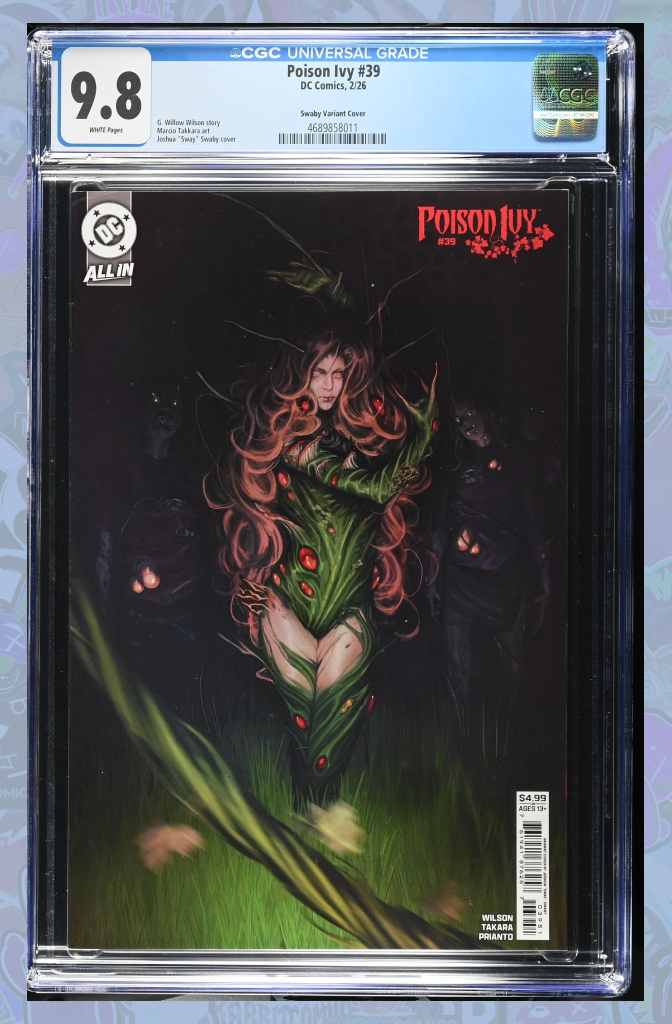 Poison Ivy #39 Cover E Joshua Sway Swaby Card Stock Variant | CGC 9.8