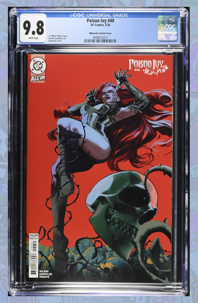 POISON IVY #40 CVR E DIBERKATO CARD STOCK VAR | CGC 9.8
