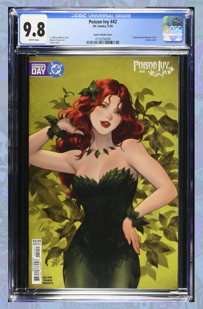 Poison Ivy #42 Cover E Lesley Leirix Li International Women's Day Card Stock Variant | CGC 9.8