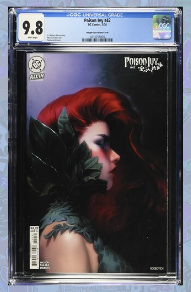 Poison Ivy #42 Cover C Noobovich Card Stock Variant | CGC 9.8