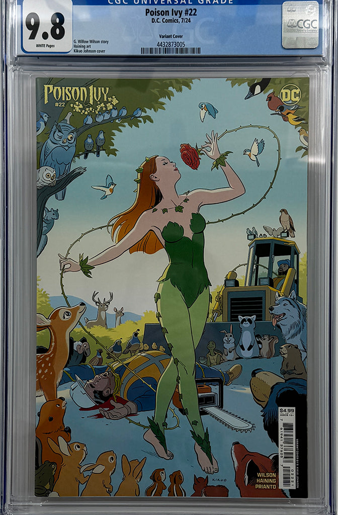 POISON IVY #22 | CVR C R KIKUO JOHNSON CARD STOCK VARIANT | CGC 9.8
