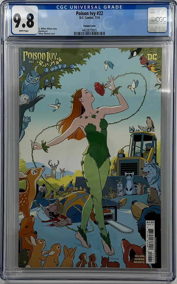 POISON IVY #22 | CVR C R KIKUO JOHNSON CARD STOCK VARIANT | CGC 9.8