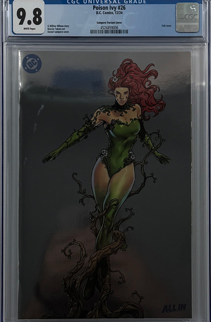 POISON IVY #26 | CVR E DANIEL SAMPERE ALL IN FOIL VARIANT | CGC 9.8
