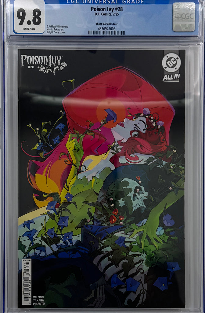 POISON IVY #28 | CVR E INC 1:25 KNIGHT ZHANG CARD STOCK VAR | CGC 9.8