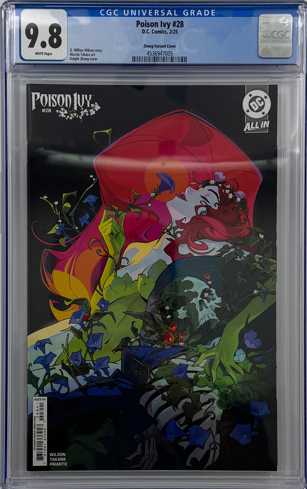 POISON IVY #28 | CVR E INC 1:25 KNIGHT ZHANG CARD STOCK VAR | CGC 9.8