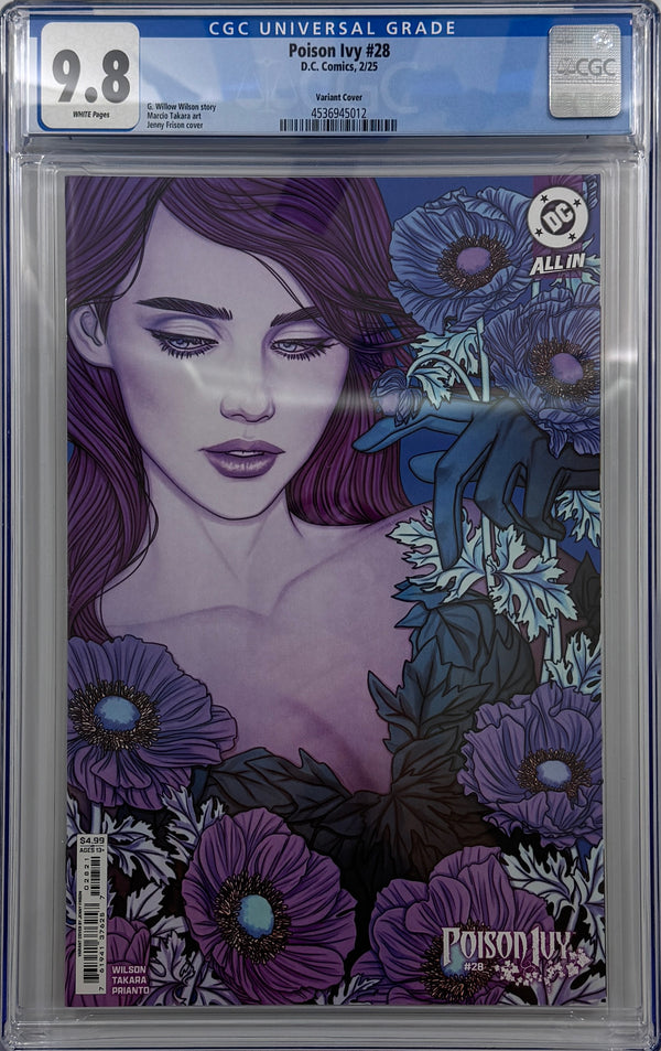 POISON IVY #28 | CVR B JENNY FRISON CARD STOCK VAR | CGC 9.8