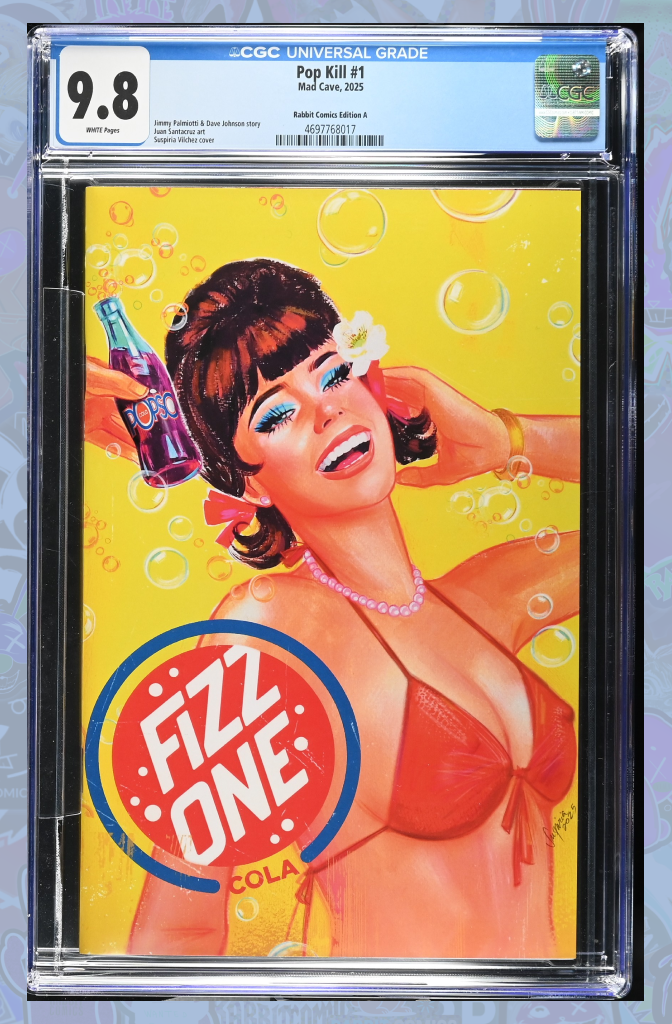 Pop Kill #1 (Of 4) | Suspiria Vilchez Variant | Rabbit Comics Exclusive | CGC 9.8