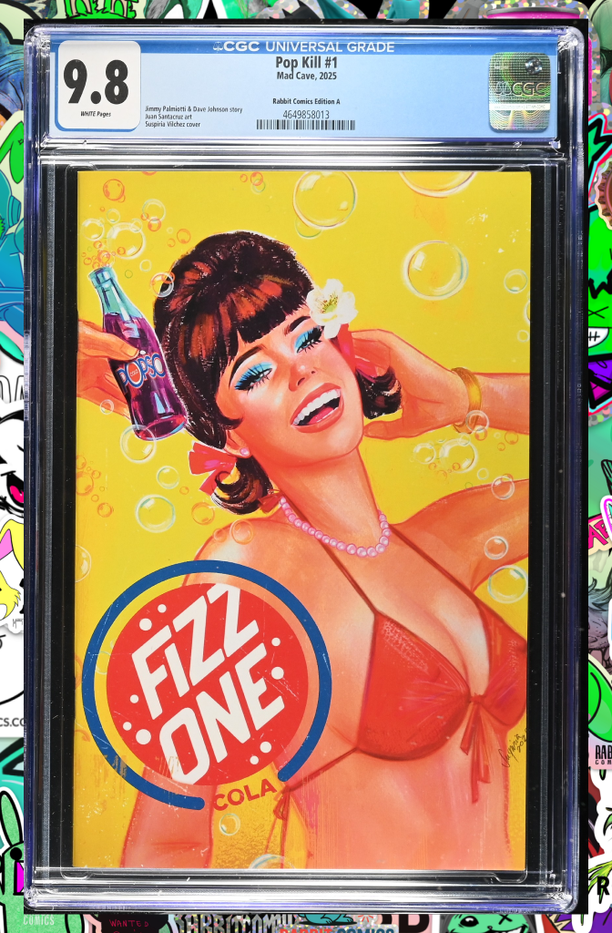 Pop Kill #1 (Of 4) | Suspiria Vilchez Variant | Rabbit Comics Exclusive | CGC 9.8