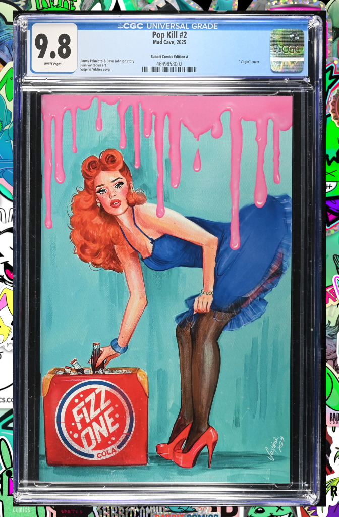 Pop Kill #2 (Of 4) | Suspiria Vilchez Variant | Rabbit Comics Exclusive | CGC 9.8