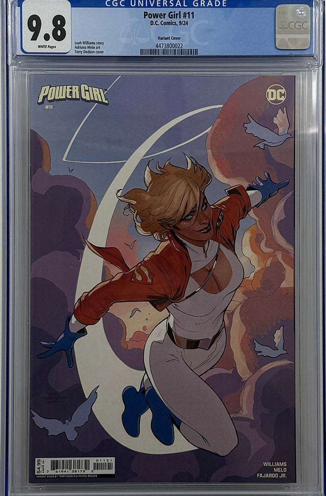 POWER GIRL #11 | CVR B TERRY DODSON CARD STOCK VARIANT | CGC 9.8