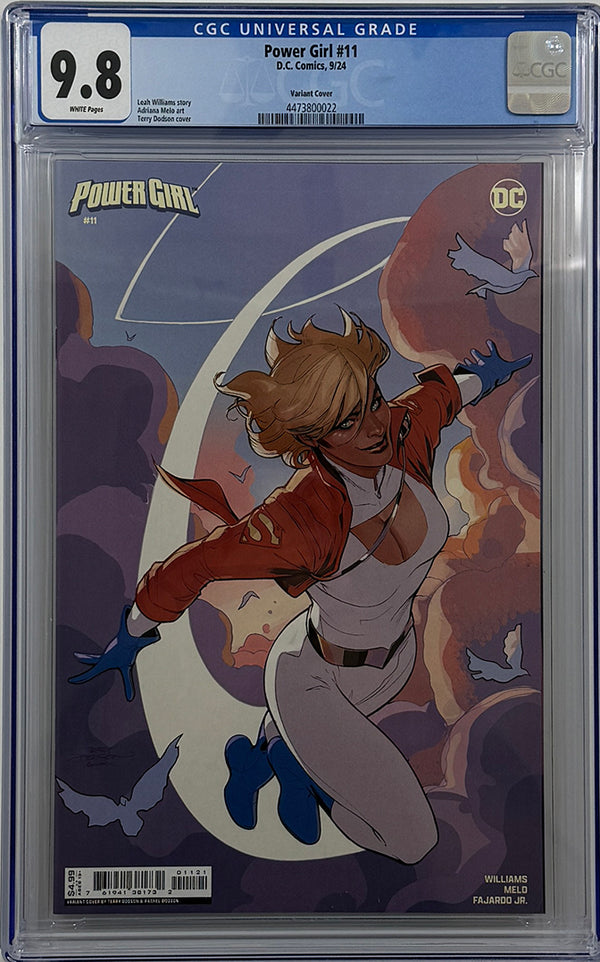 POWER GIRL #11 | CVR B TERRY DODSON CARD STOCK VARIANT | CGC 9.8