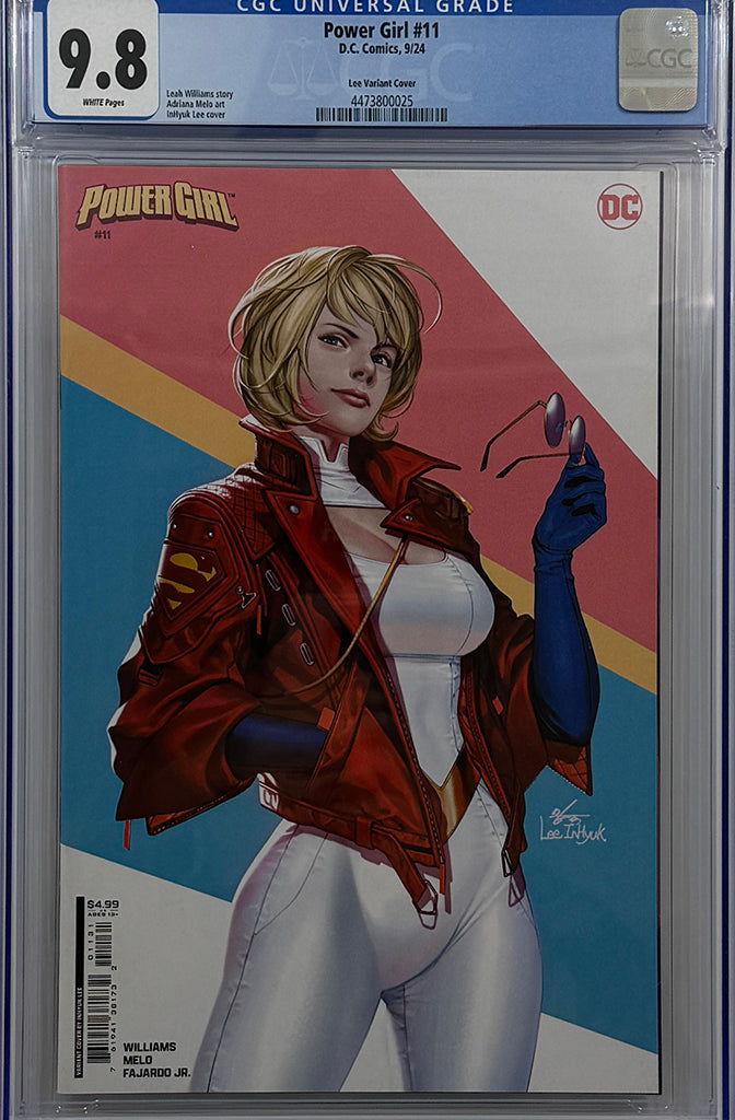POWER GIRL #11 | CVR C INHYUK LEE CARD STOCK VARIANT | CGC 9.8