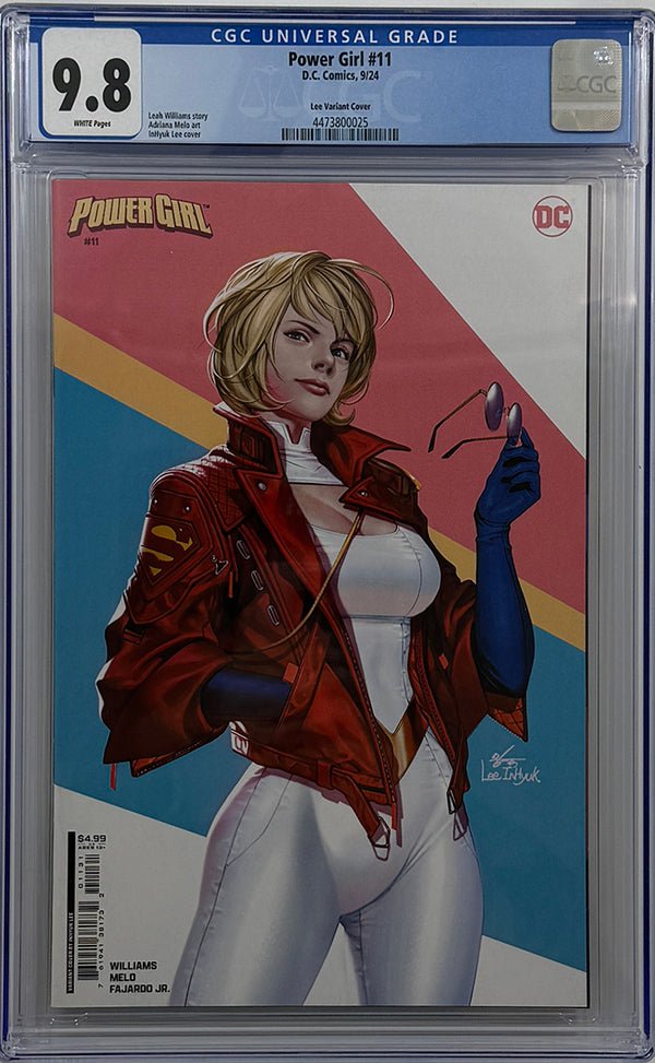 POWER GIRL #11 | CVR C INHYUK LEE CARD STOCK VARIANT | CGC 9.8