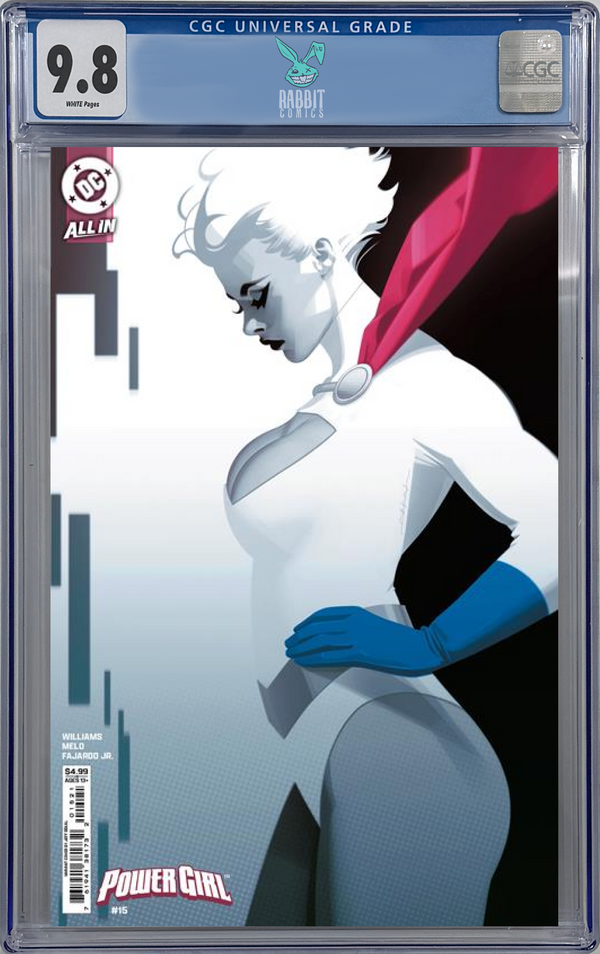 POWER GIRL #15 | CVR B JEFF DEKAL CARD STOCK VAR | CGC 9.8 | PREORDER