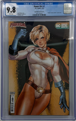 POWER GIRL #7 | CVR D SOZOMAIKA WOMENS HISTORY MONTH CARD STOCK VAR | CGC 9.8