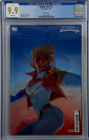 POWER GIRL #7 | CVR B KEVIN WADA CARD STOCK VARIANT | CGC 9.9