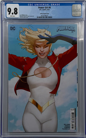 POWER GIRL #8 | CVR C W SCOTT FORBES CARD STOCK VAR (HOUSE OF BRAINIAC) | CGC 9.8