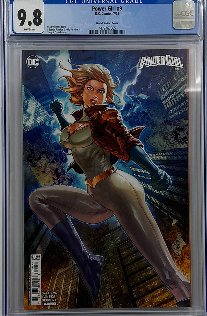 POWER GIRL #9 | CVR B TONY S DANIEL CARD STOCK VAR (HOUSE OF BRAINIAC) | CGC 9.8