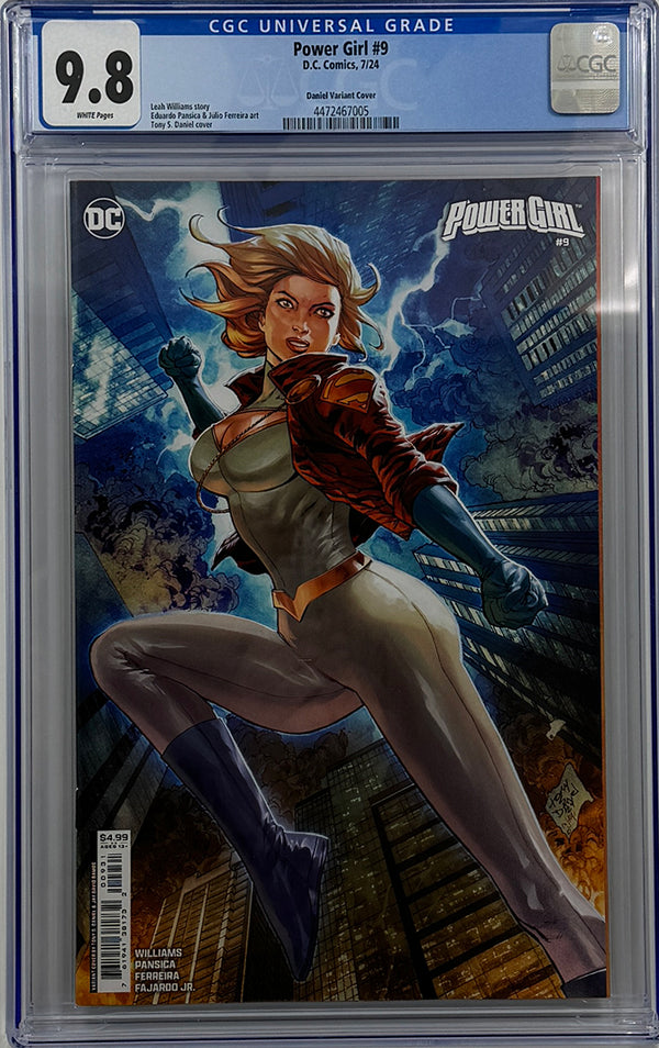 POWER GIRL #9 | CVR B TONY S DANIEL CARD STOCK VAR (HOUSE OF BRAINIAC) | CGC 9.8