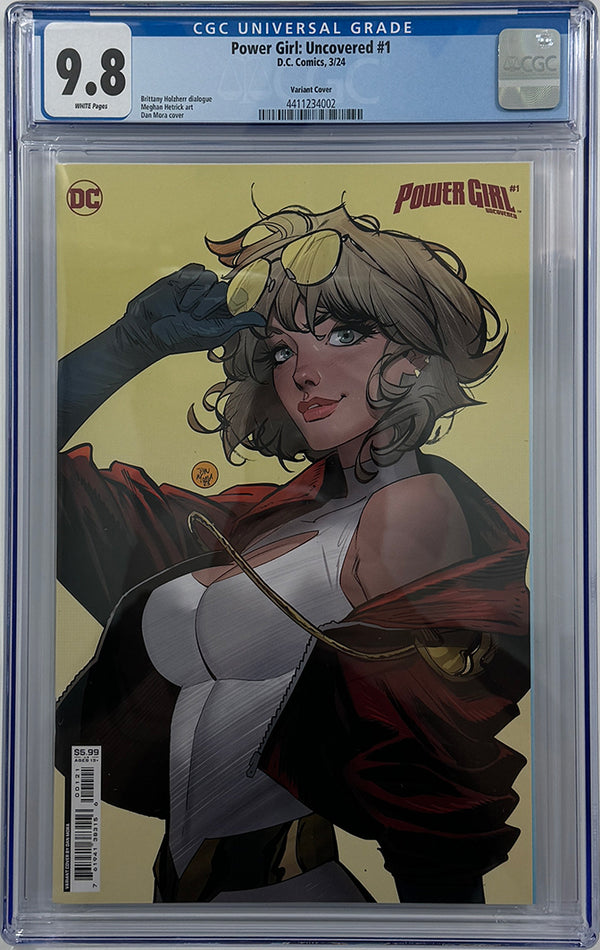 POWER GIRL UNCOVERED #1 (ONE SHOT) | CVR B DAN MORA VARIANT | CGC 9.8