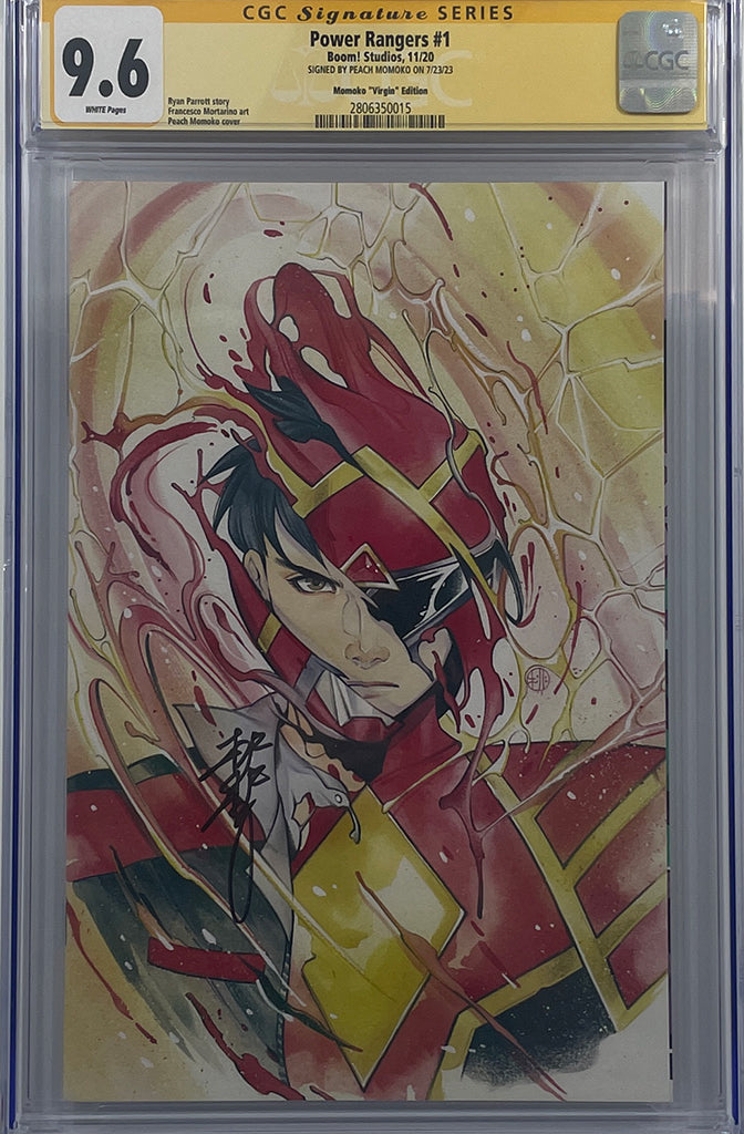 Power Rangers #1 | Peach Momoko 1:250 Virgin Variant | CGC SS 9.6