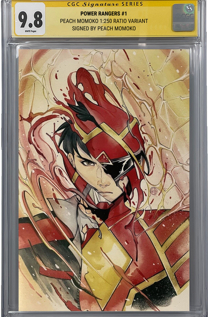 Power Rangers #1 | Peach Momoko 1:250 Virgin Variant | CGC SS 9.8