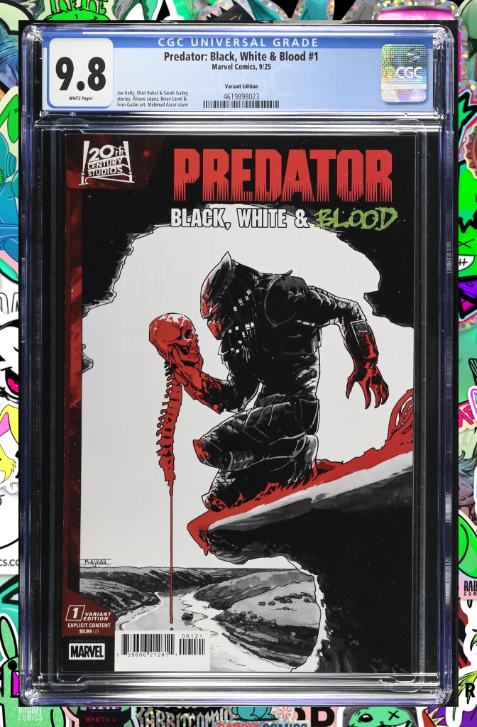 Predator: Black, White & Blood #1 | Mahmud Asrar Variant | CGC 9.8