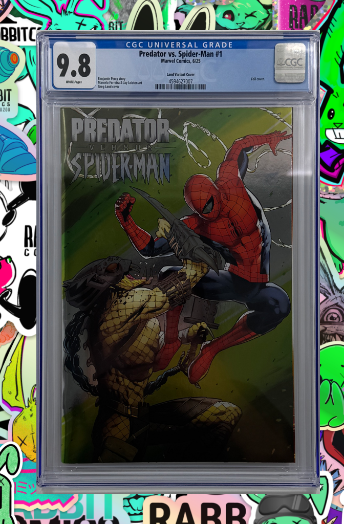 Predator vs. Spider-Man #1 | Greg Land Foil Variant | CGC 9.8