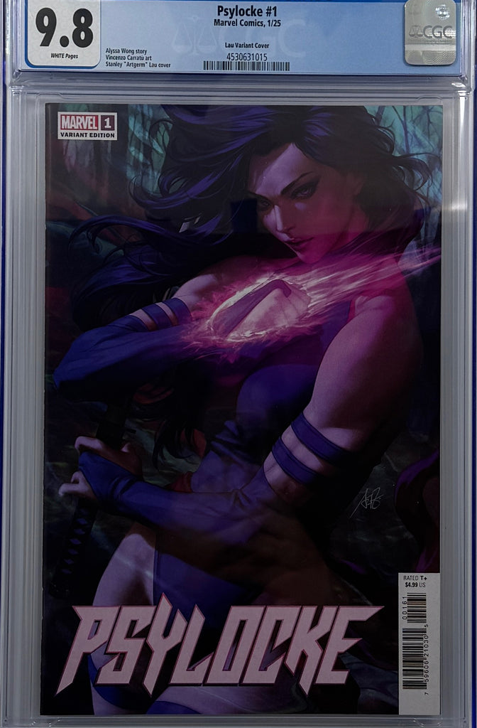 PSYLOCKE #1 | ARTGERM VARIANT | CGC 9.8