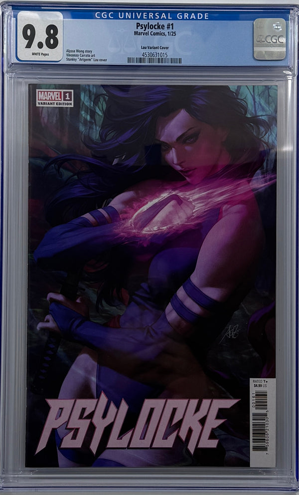 PSYLOCKE #1 | ARTGERM VARIANT | CGC 9.8